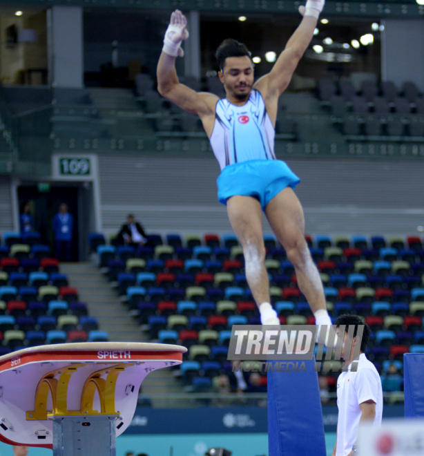 Bakıda idman gimnastikası üzrə Dünya Kuboku yarışlarının ikinci günü start götürüb. Azərbaycan, 20 fevral, 2016